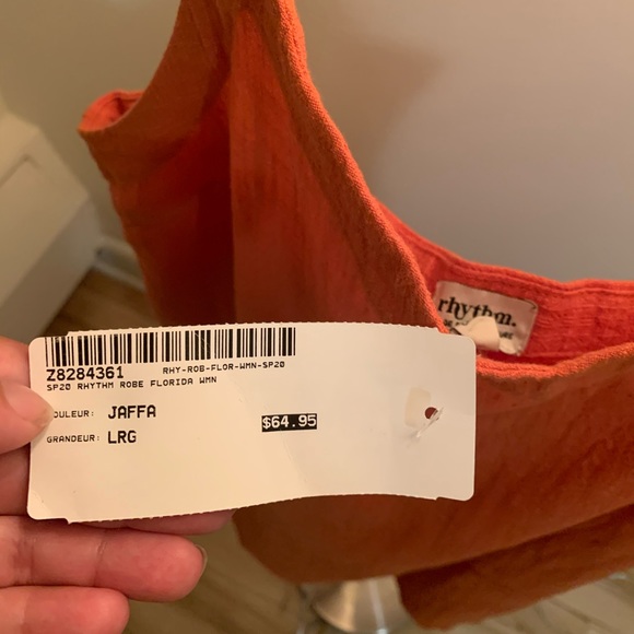 NEW Rythm florida cami dress burned orange - Picture 3 of 5